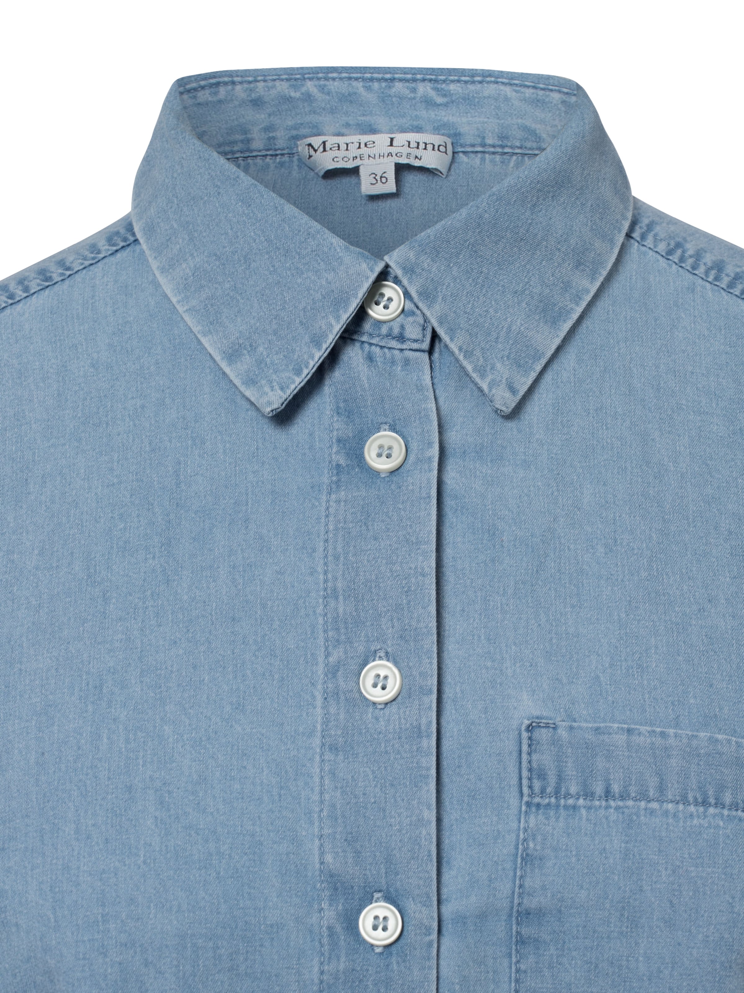 Marie Lund Bluse in Blau