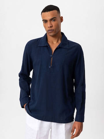 Antioch Shirt in Blauw: voorkant