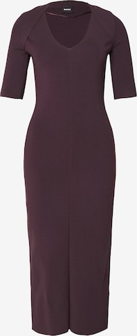 raudona BOSS Megzta suknelė 'Fezanin': priekis