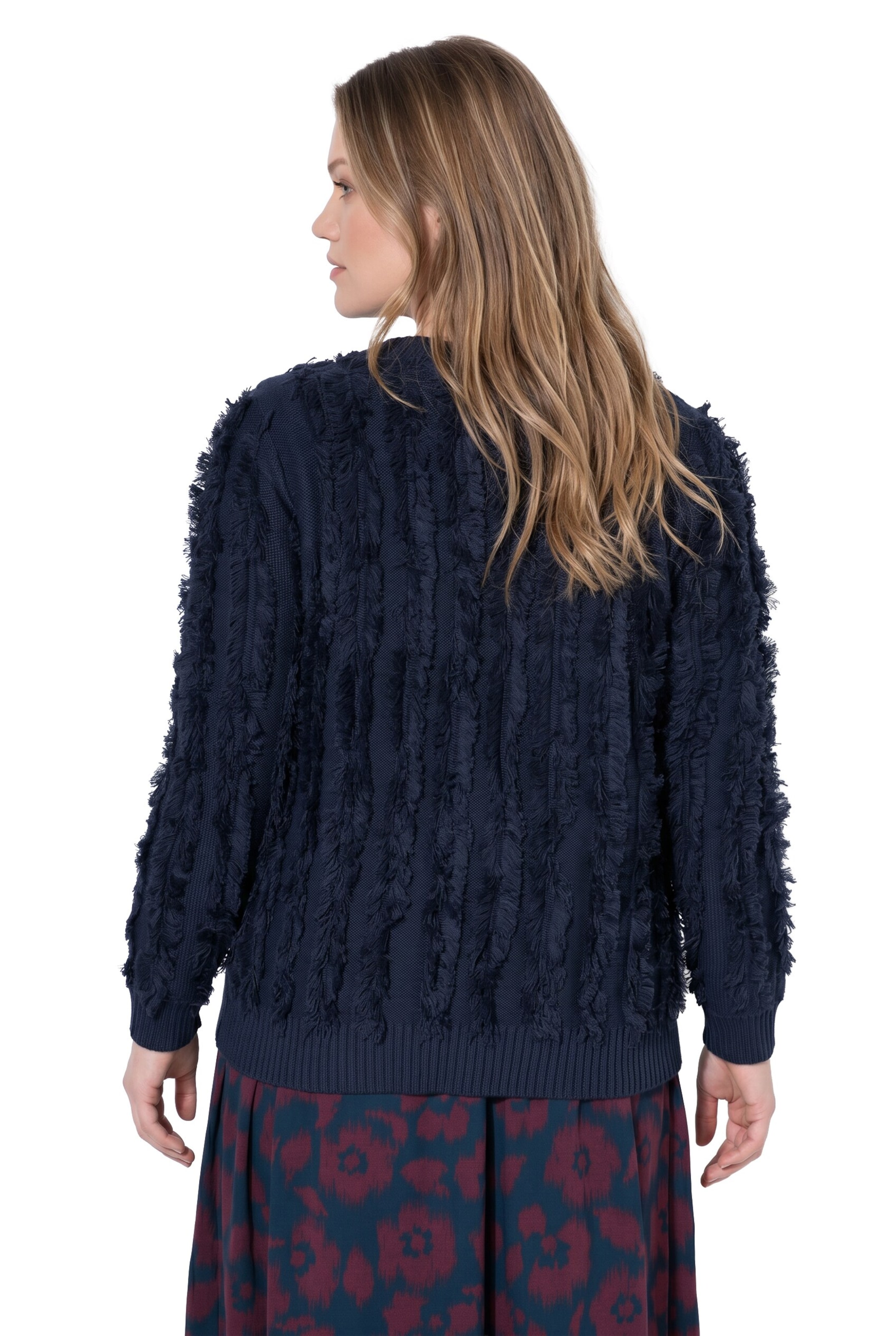 Ulla Popken Knit cardigan in Blue
