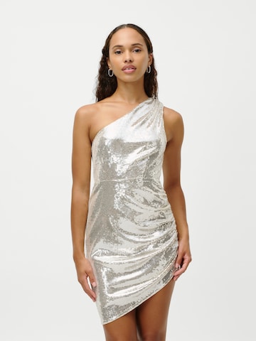 Abito da cocktail 'Sontje' di LeGer by Lena Gercke in argento: frontale