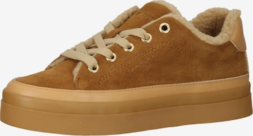 Baskets basses GANT en beige : devant