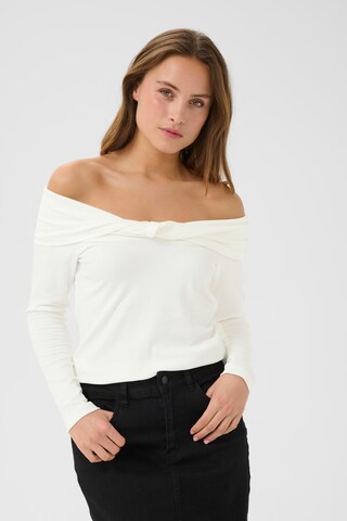 Kaffe Shirt 'Kayla' in Wit: voorkant