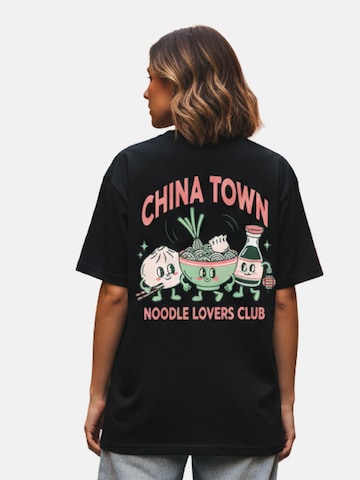 RoamLikeSummer Shirt 'China Town' in Black