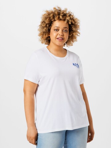 Lauren Ralph Lauren Plus Shirt 'KATLIN' in White: front