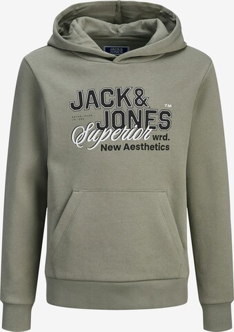 JACK & JONES MINI Свитшот в Зеленый: спереди