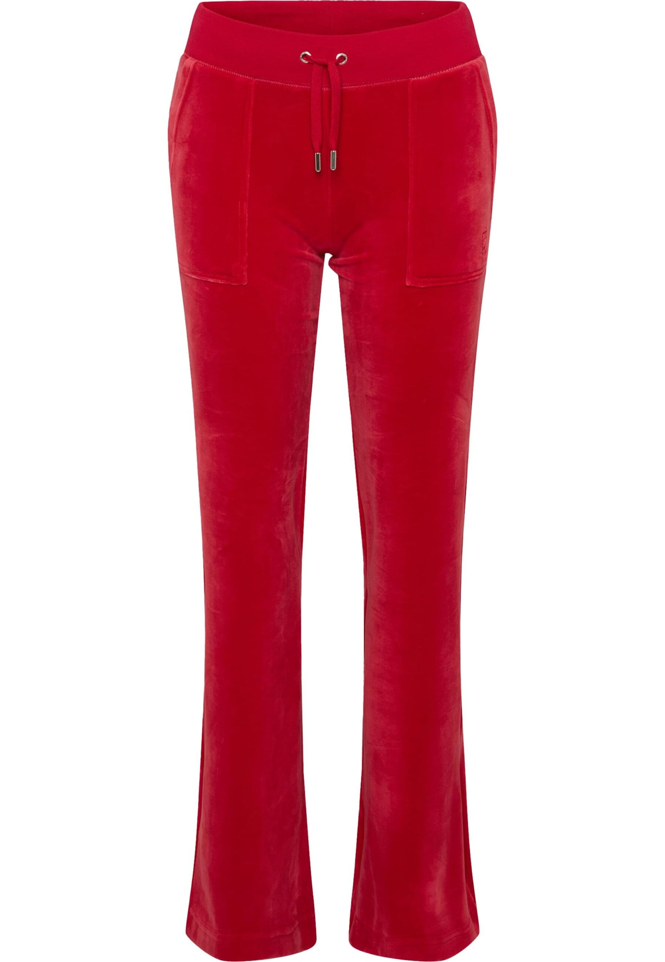 Pantaloni 'Layla' de la Juicy Couture pe roșu: față