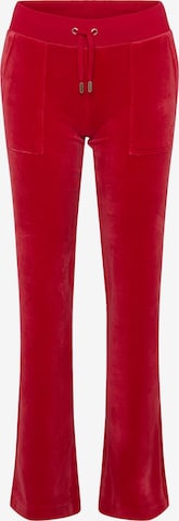 Pantalon 'Layla' Juicy Couture en rouge : devant