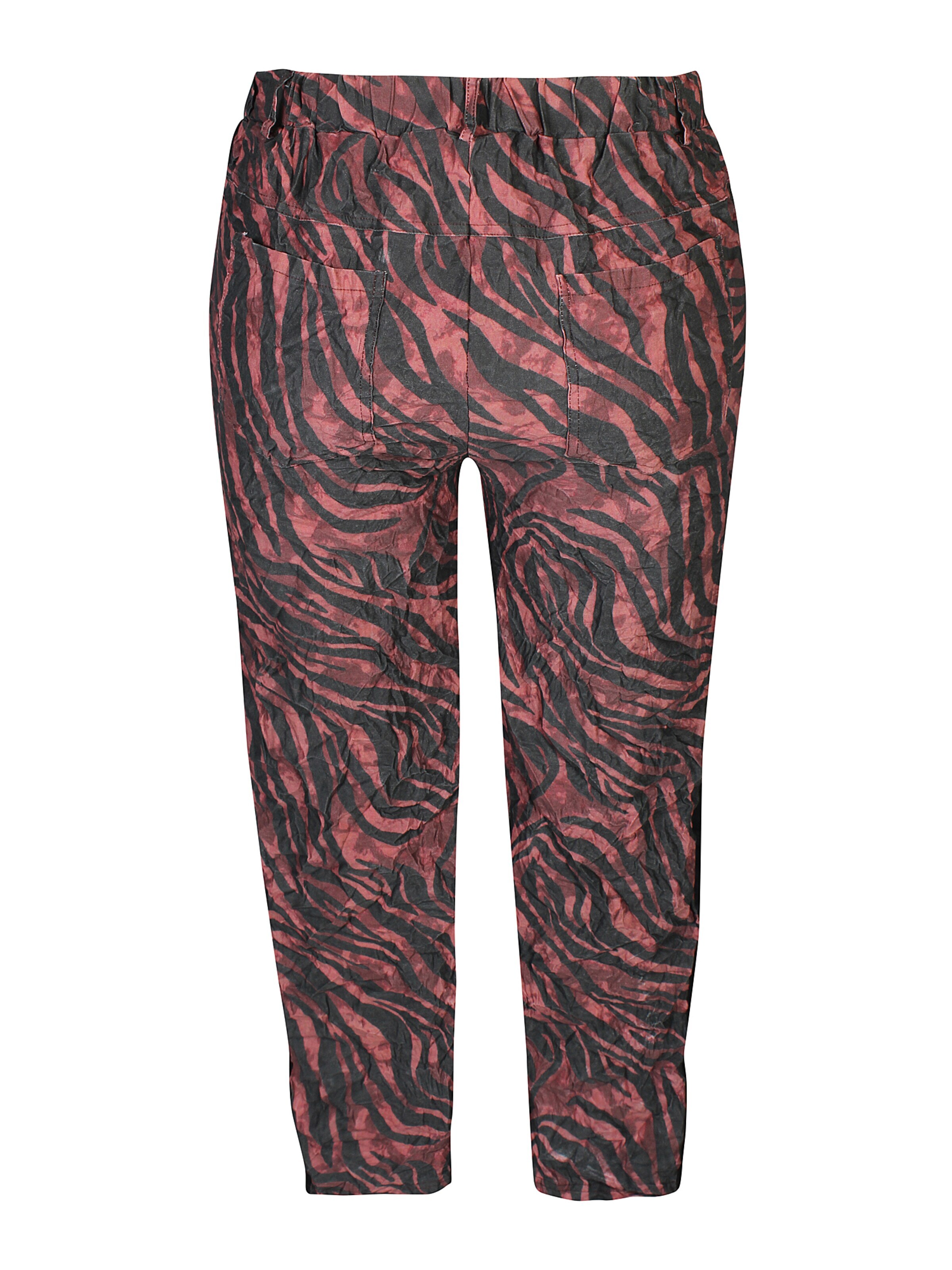 Zhenzi Regular Broek 'Chaya 1553' in Rood