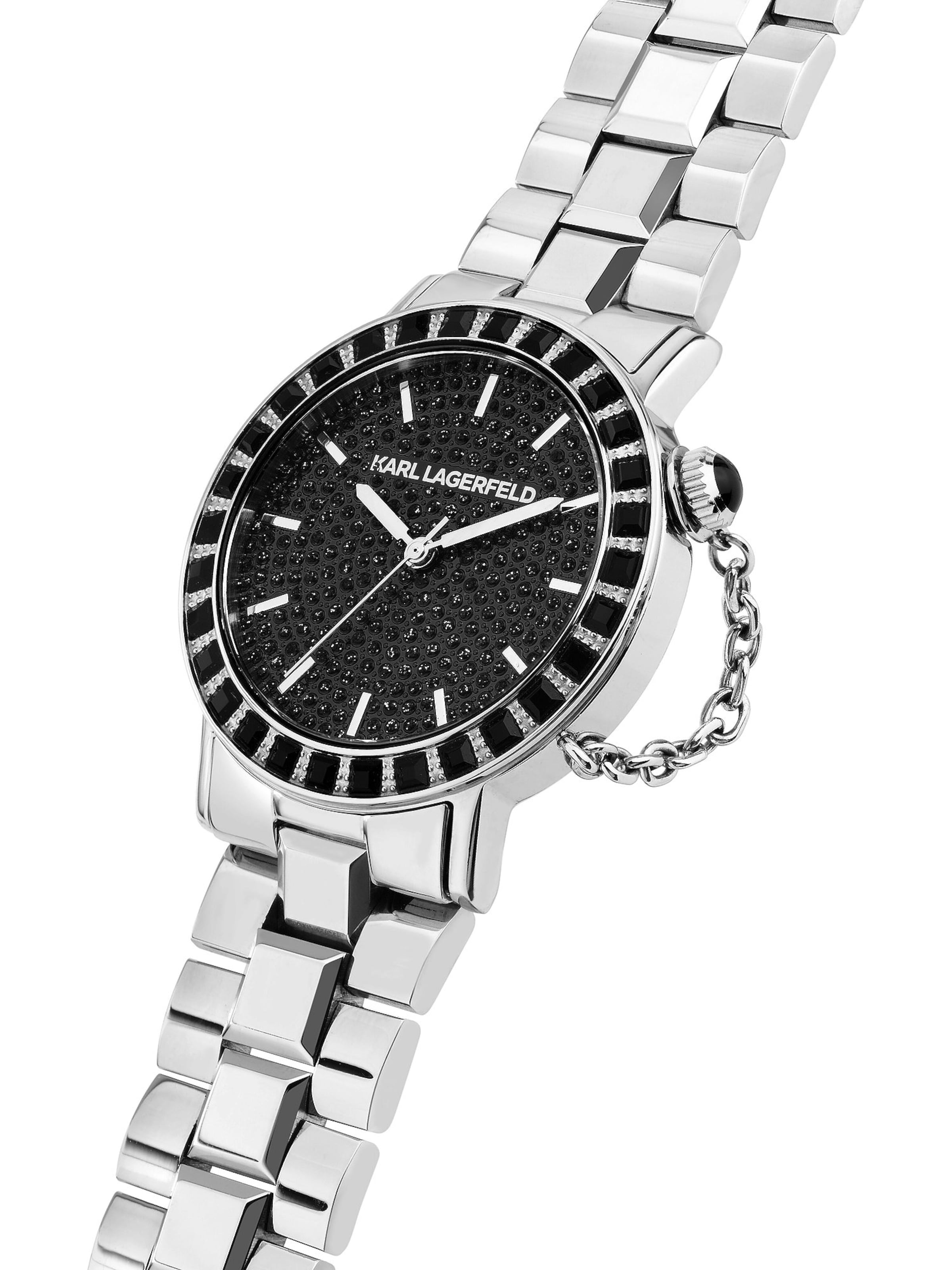 Karl Lagerfeld Uhr in Schwarz