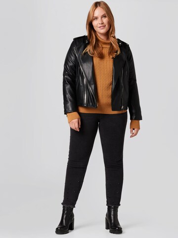 Guido Maria Kretschmer Curvy Regular Jeans 'Paola' in Schwarz