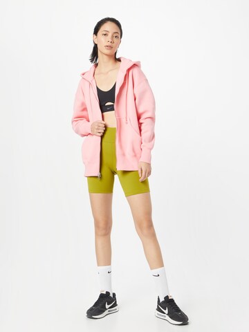 Nike Sportswear Sweat jacket 'PHNX FLC' in Pink