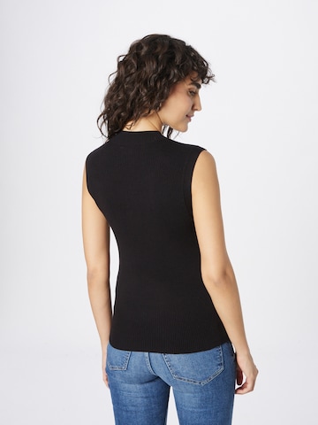 COMMA Knitted Top in Black