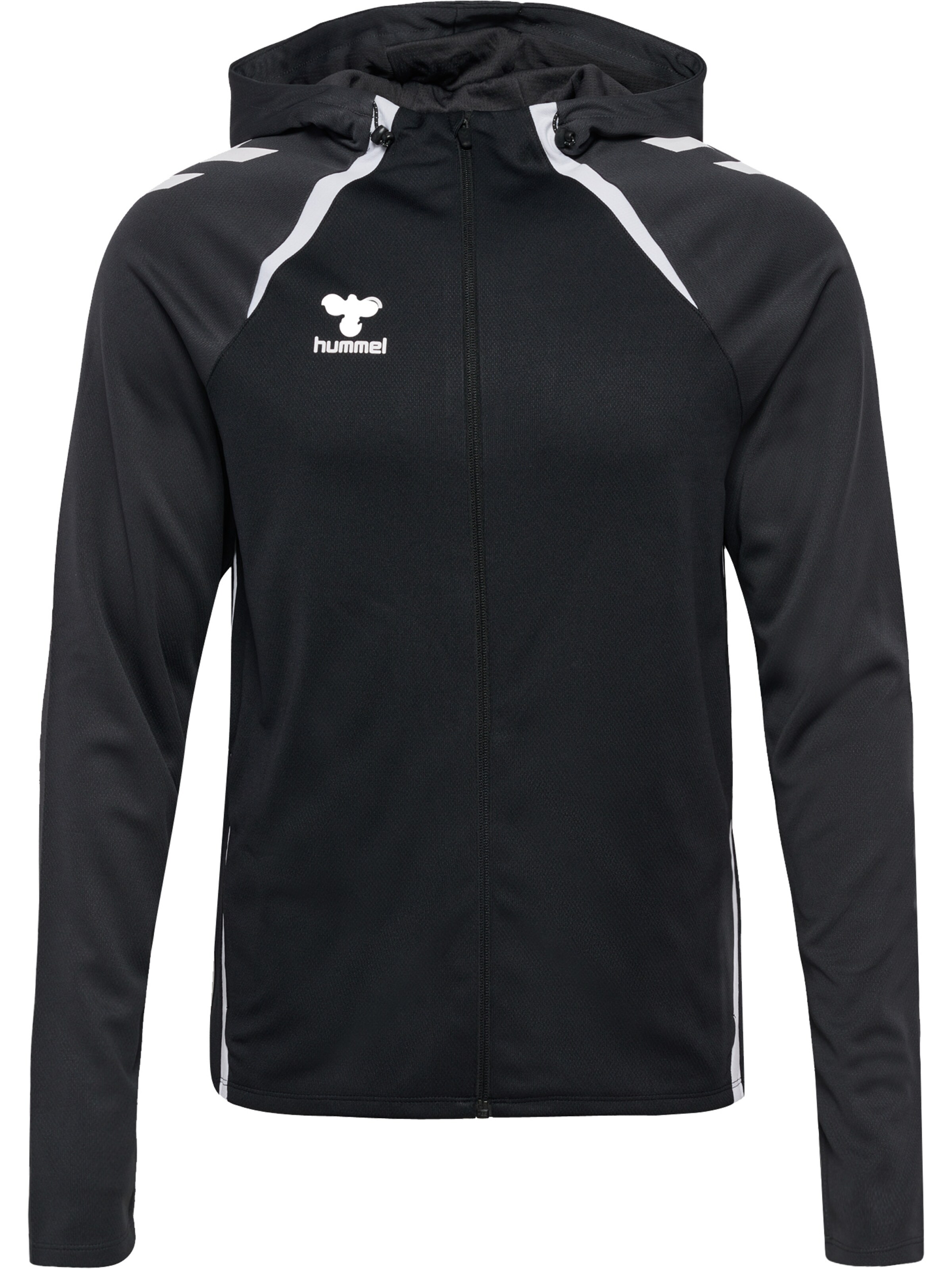 Hummel Sports sweat jacket 'Lead 2.0' in Black: front