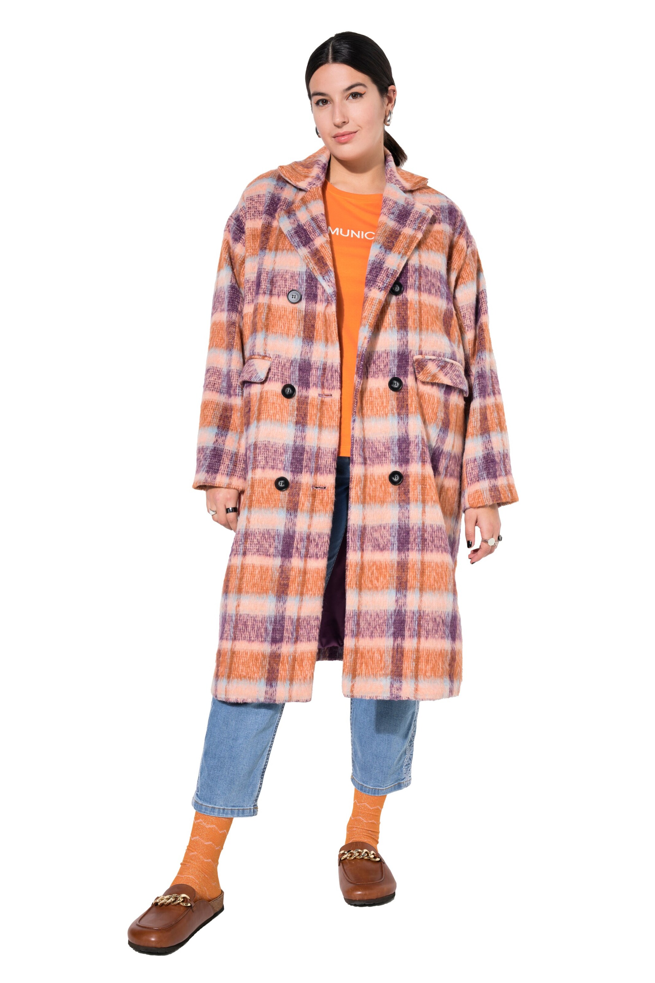 Studio Untold Tussenmantel in Oranje: voorkant