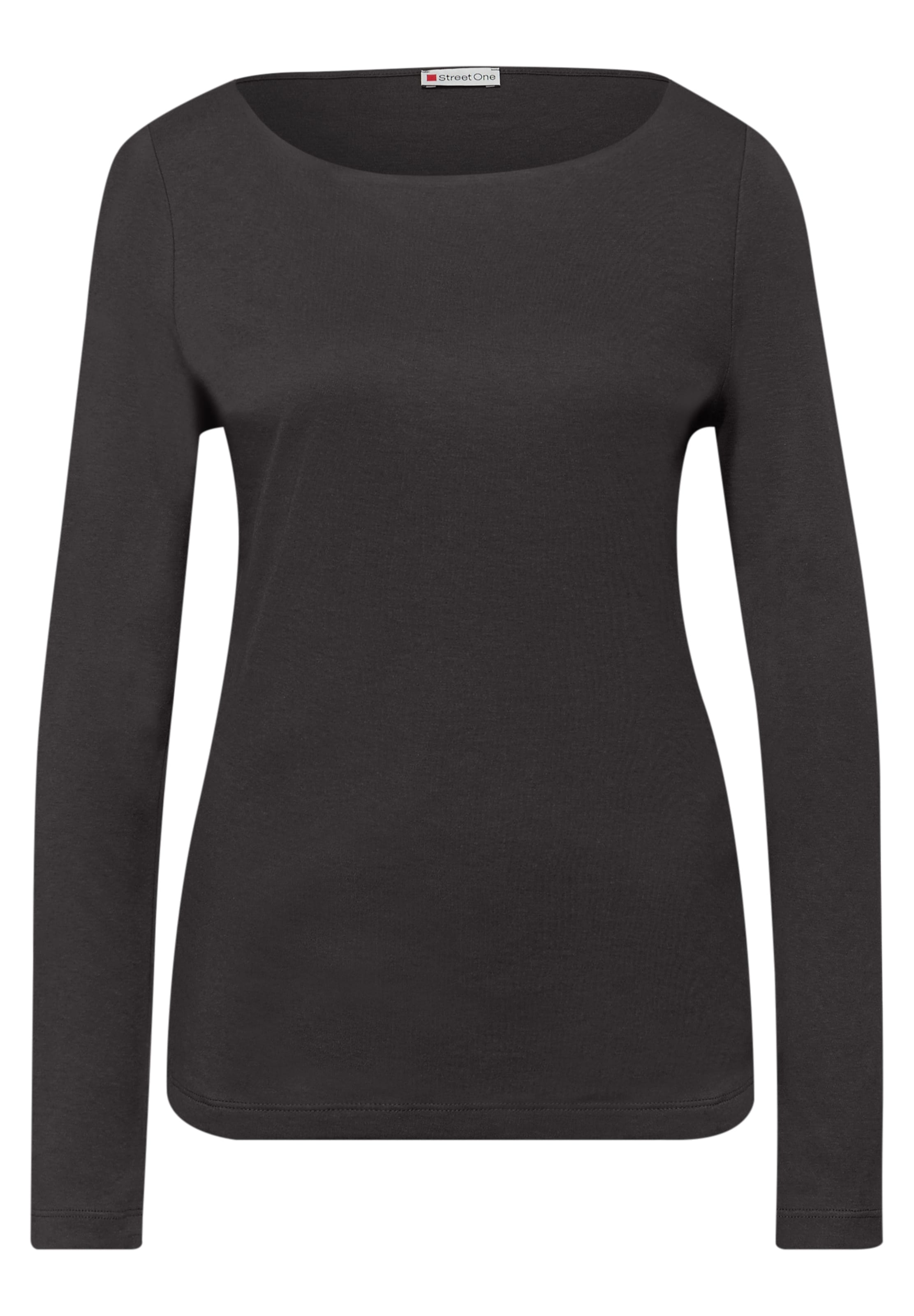 STREET ONE Shirt 'New Lanea' in Schwarz: Vorderseite