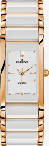 DUGENA Analog Watch in Silver: front