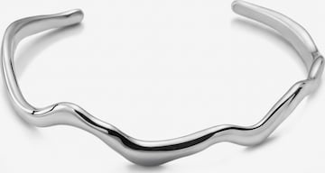 Sidegren Bracelet 'Molten' in Silver: front