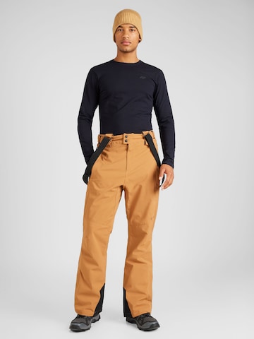 PROTEST Regular Workout Pants 'OWENS' in Beige