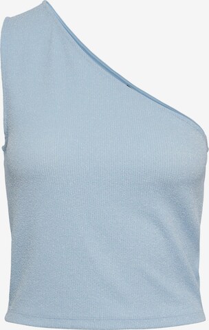 PIECES Top 'LINA' in Blue: front