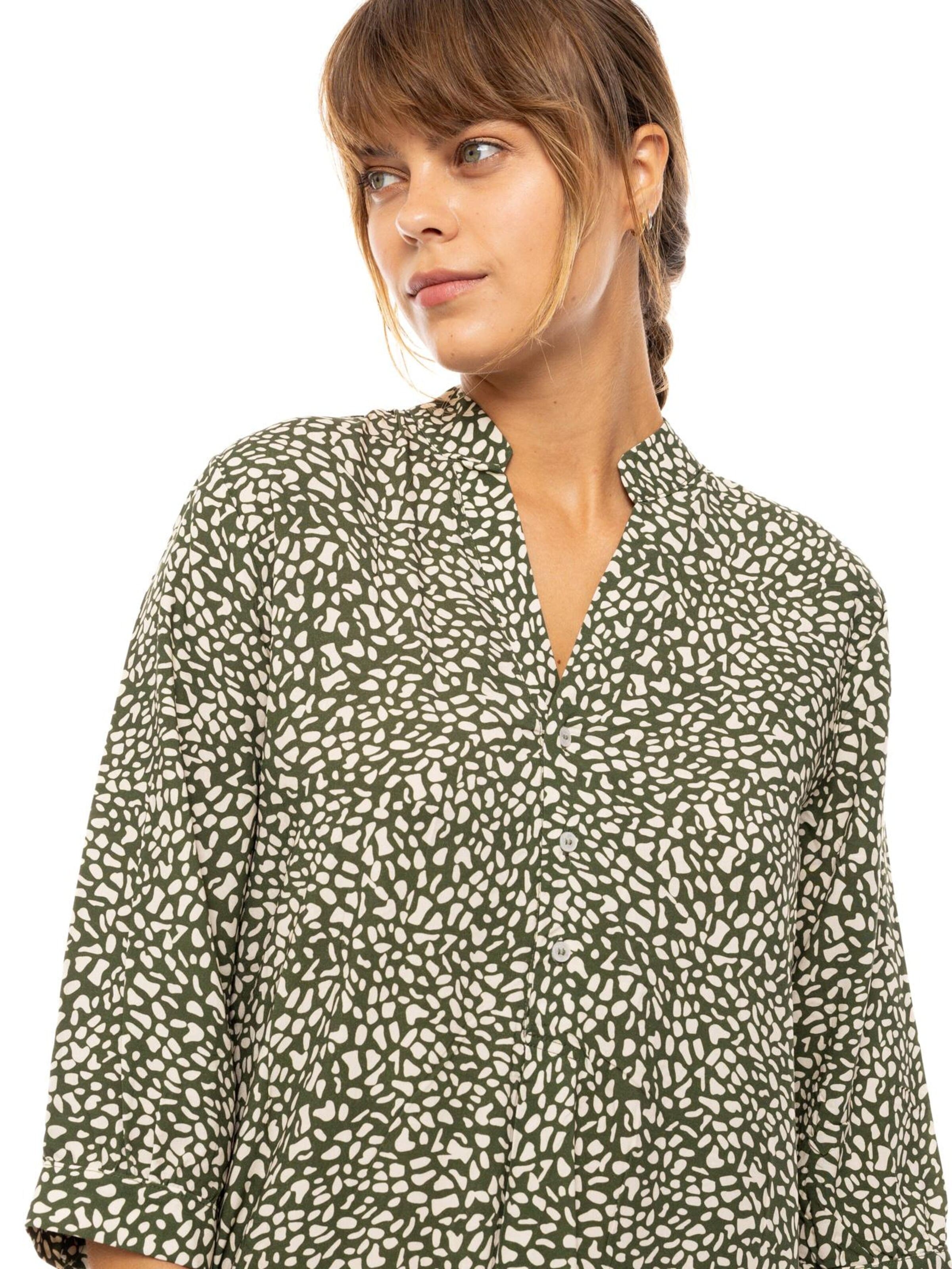 Robe 'BEACHWEAR DITSY GREEN' Pink Label en vert