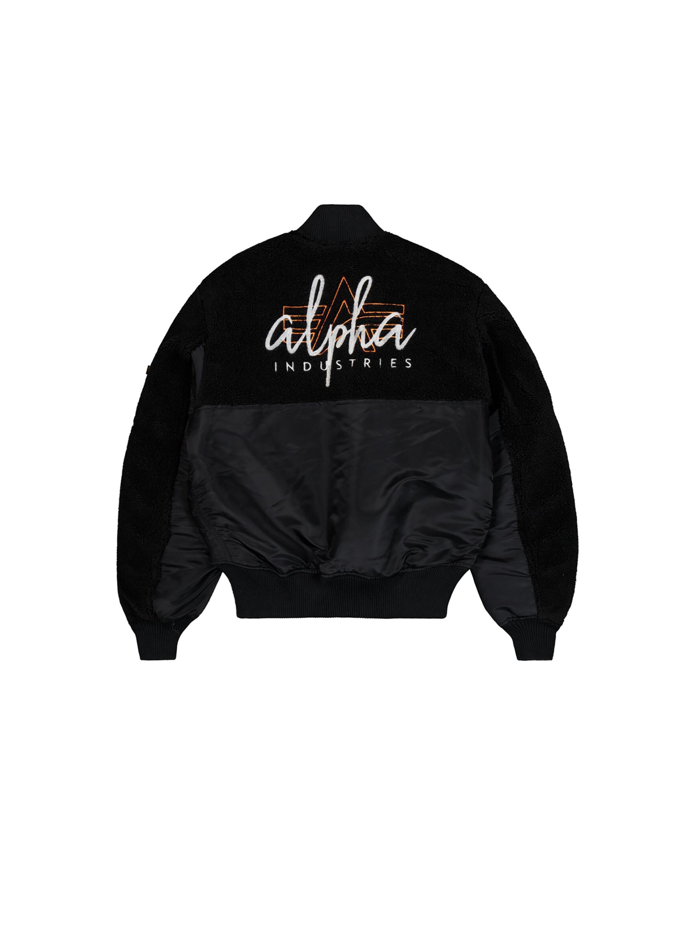 ALPHA INDUSTRIES Between-Season Jacket 'MA-1 Teddy' in Black