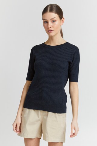 Pull-over 'Riona' Oxmo en bleu : devant