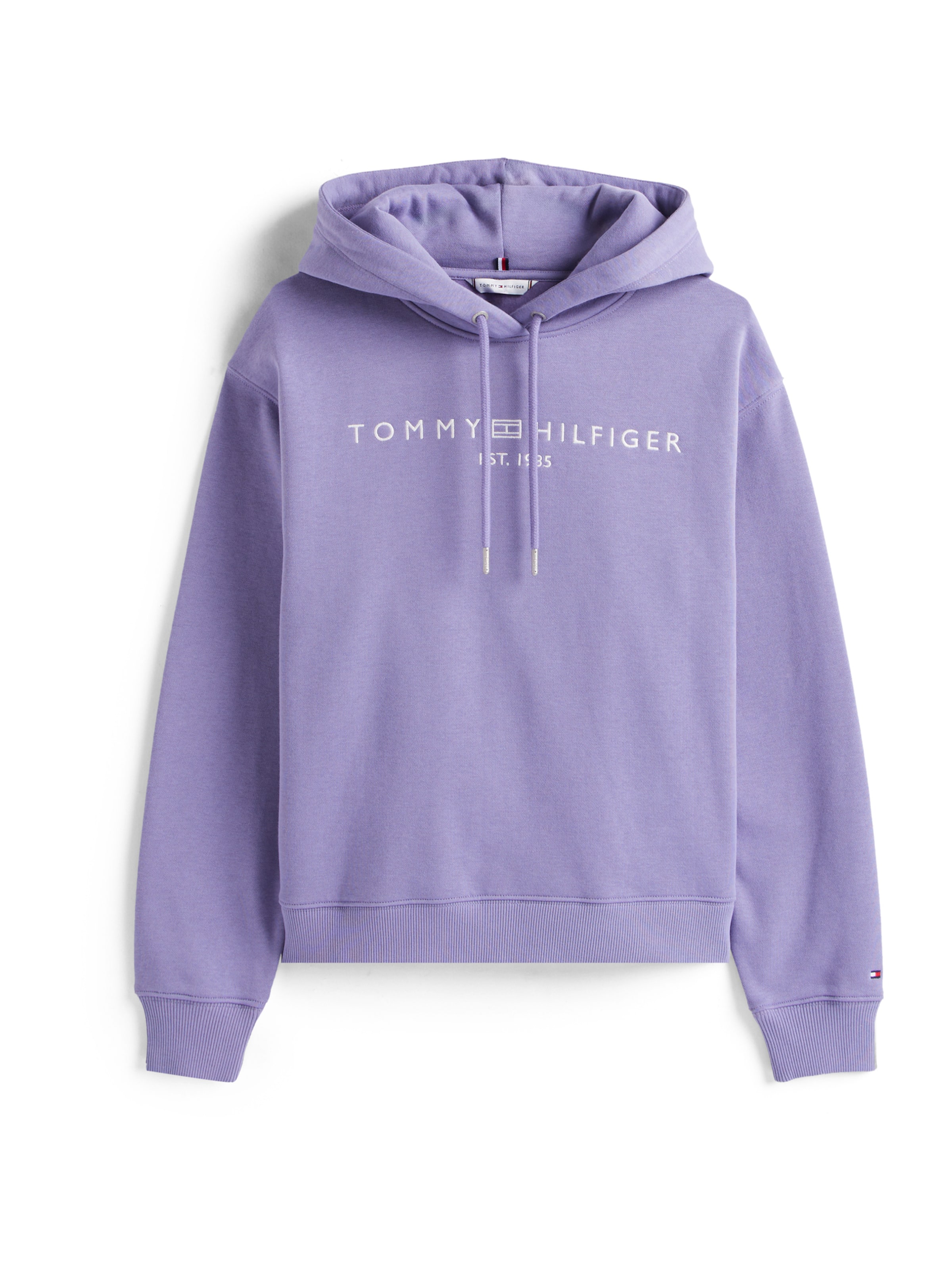 TOMMY HILFIGER Mikina – fialová: přední strana