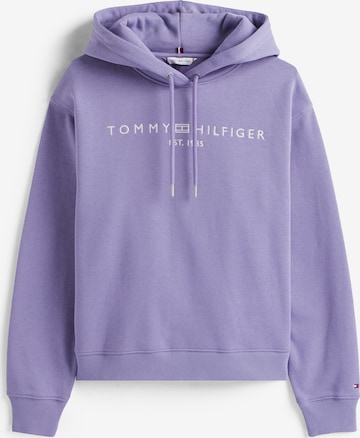 Sweat-shirt TOMMY HILFIGER en violet : devant