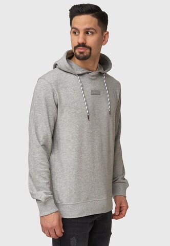 Sweat-shirt 'Bentley' INDICODE JEANS en gris