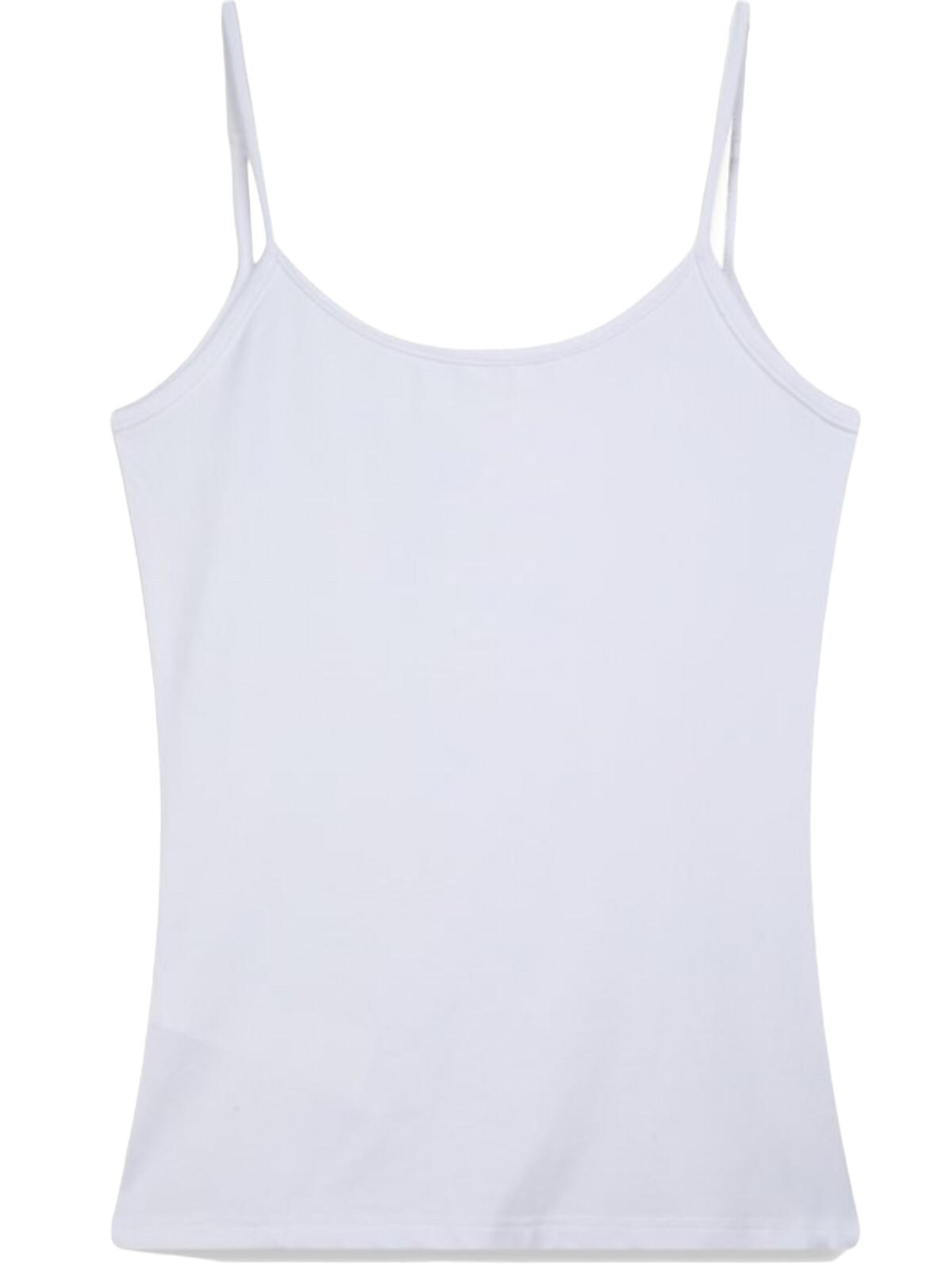 LTB Jeans Top 'Trägern' in White: front