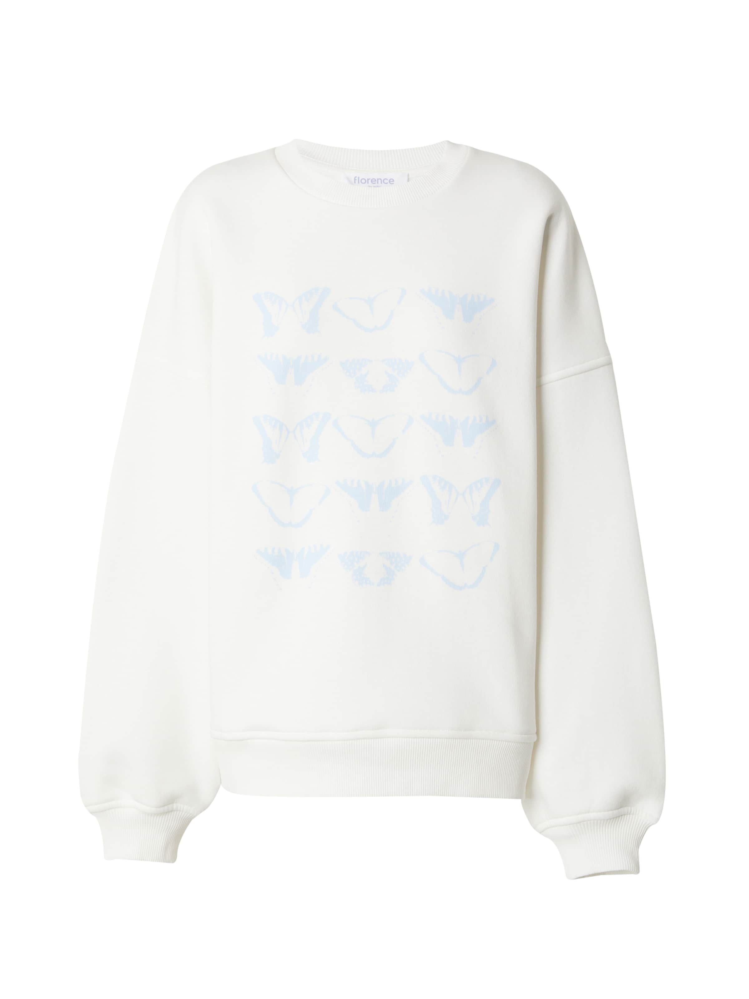 florence by mills exclusive for ABOUT YOU Sudadera 'June' en azul claro / blanco, Vista del producto