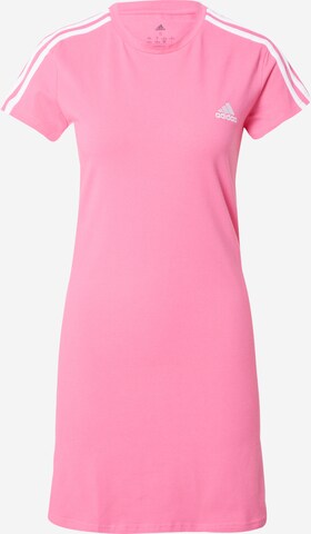 ADIDAS SPORTSWEAR Sports Dress 'Essentials 3-Stripes' in Pink: front