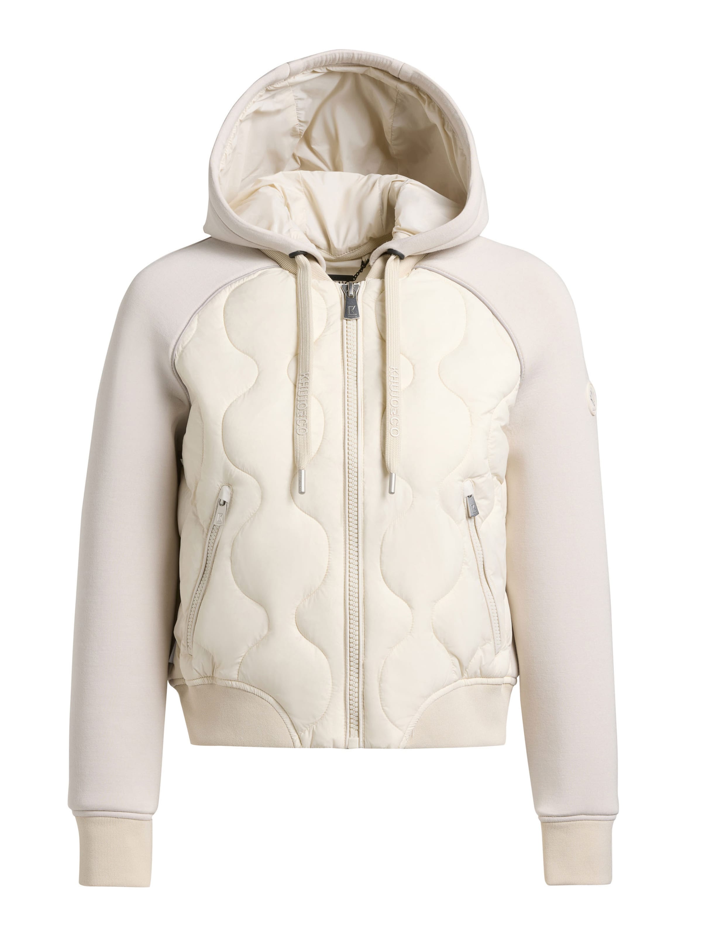 Giacca di mezza stagione 'Malaya' di khujo in bianco: frontale