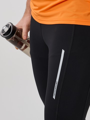 SWEDEMOUNT Skinny Sportbroek 'Core' in Zwart