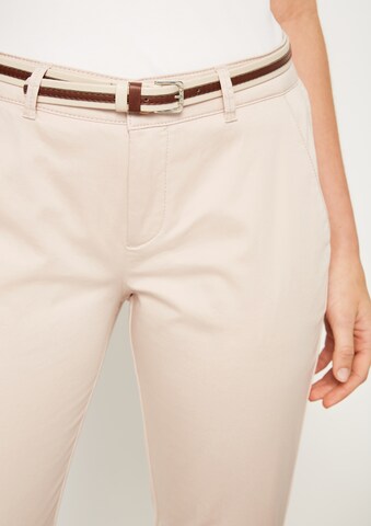 COMMA Slimfit Hose in Beige