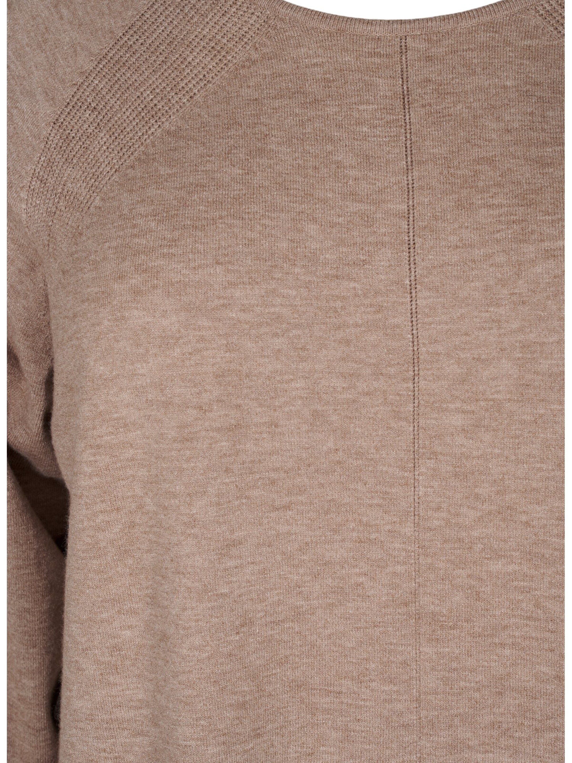 Zizzi Kötött ruhák 'Caella' - barna