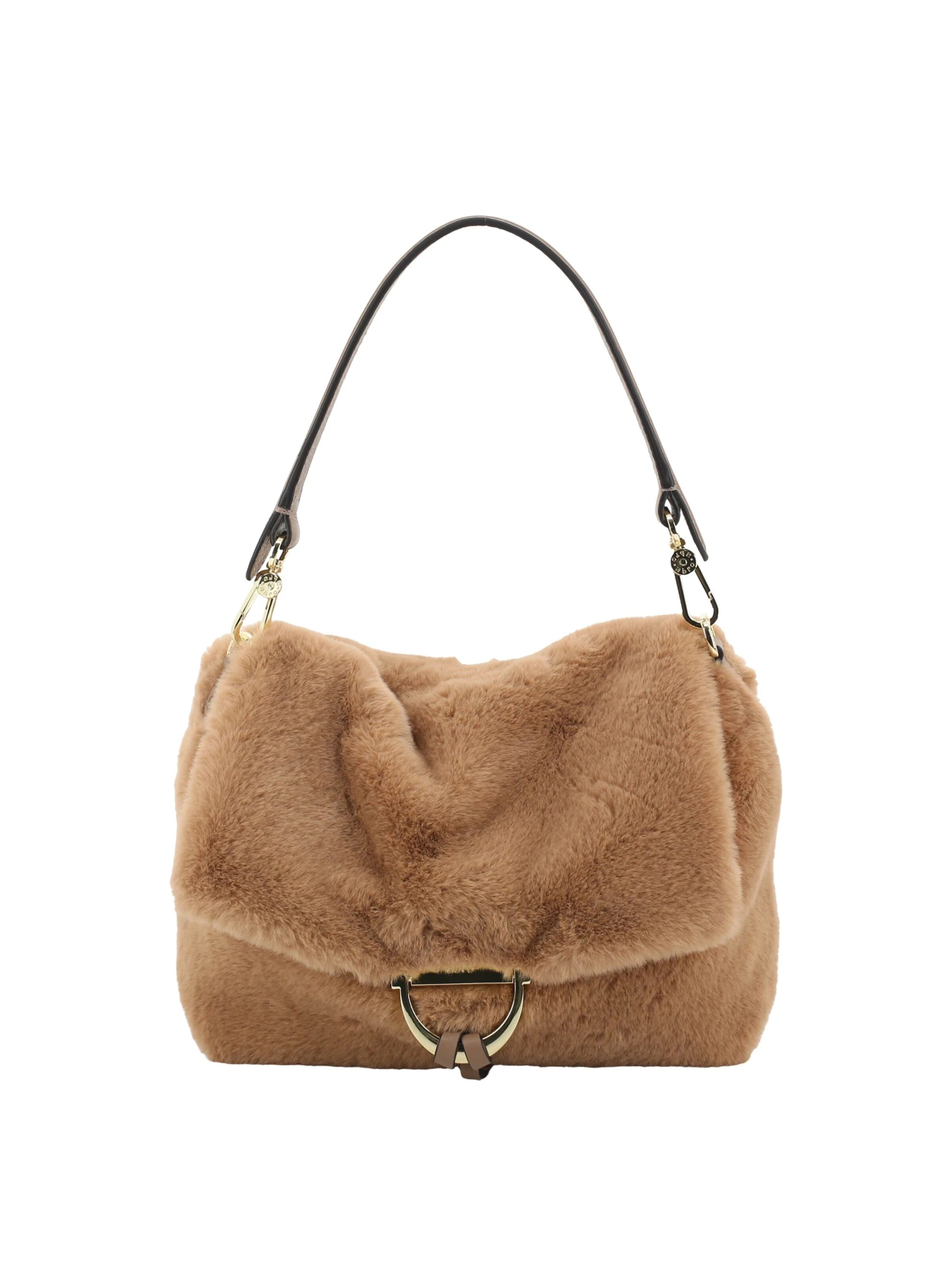 ABRO Shoulder Bag 'TEMI' in Brown: front