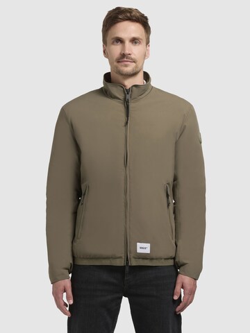 khujo Jacke 'Oke' in Grün: Vorderseite