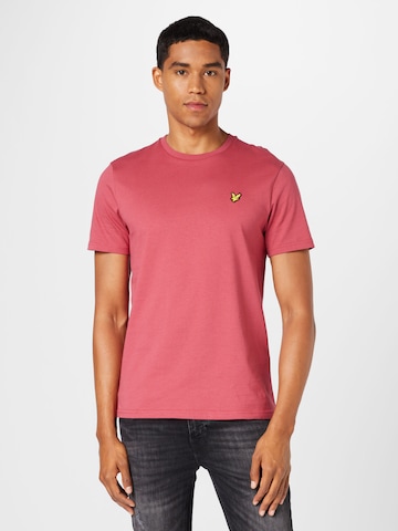 Lyle & Scott Póló - rózsaszín: elől