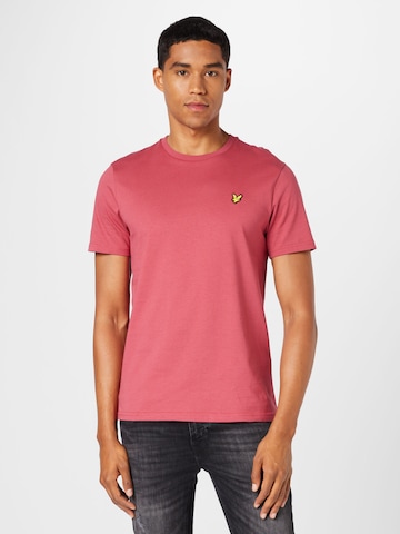 T-Shirt Lyle & Scott en rose : devant