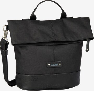 ZWEI Crossbody Bag 'Olli Cycle' in Black: front