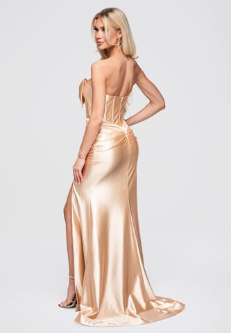 Ombre Evening dress in Gold