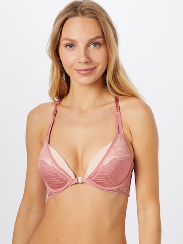 Hunkemöller Push-up Nedrček 'Marit' | roza barva: sprednja stran