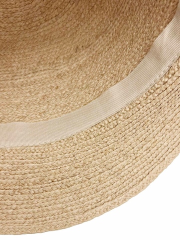 Amichi - Sombrero 'Sombrero para mujer Poise de rafia natural con detalle de piel sintética' en beige