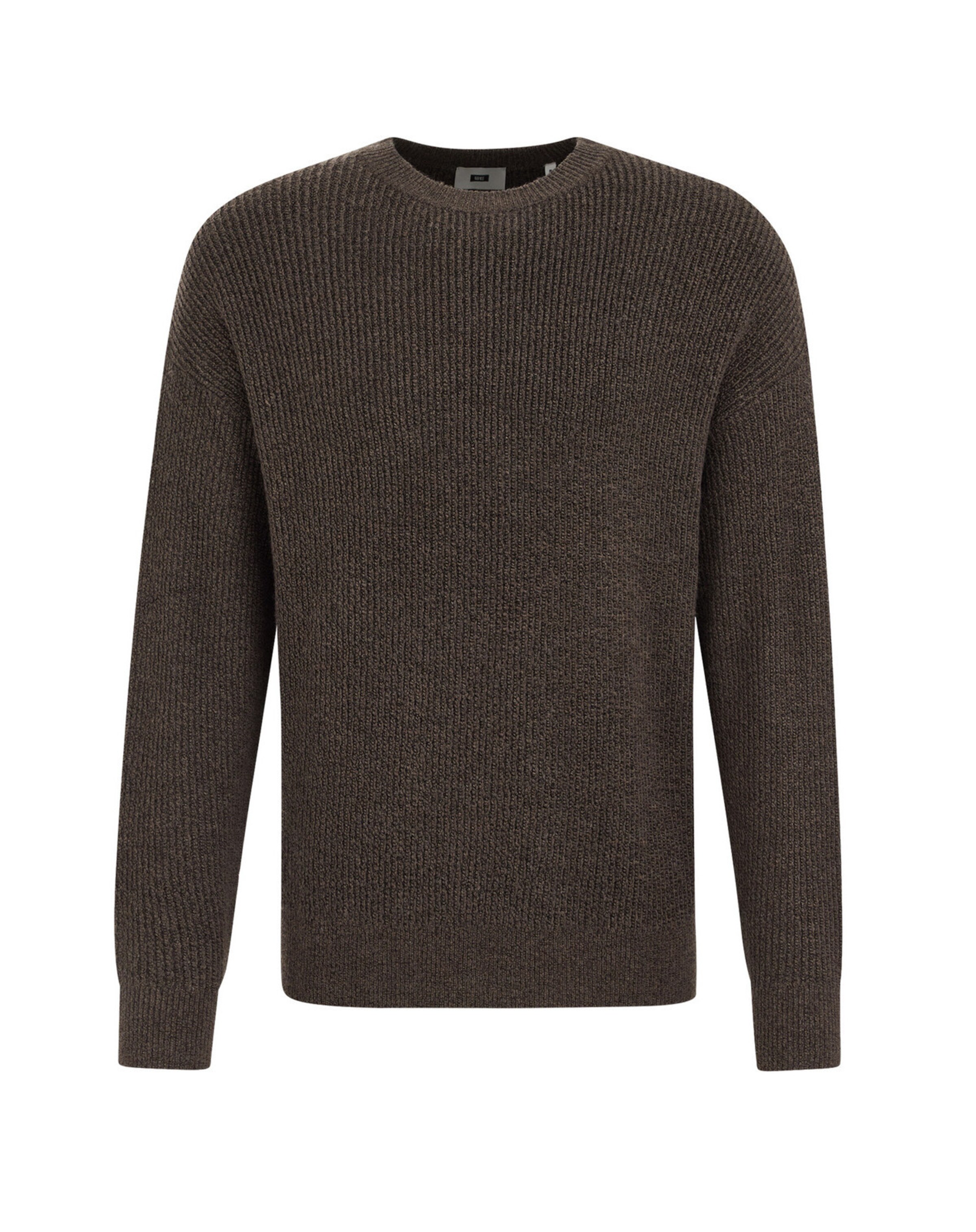 WE Fashion Свитер в Коричневый: спереди