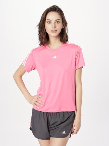 T-shirt fonctionnel 'Train Essentials' ADIDAS PERFORMANCE en rose : devant