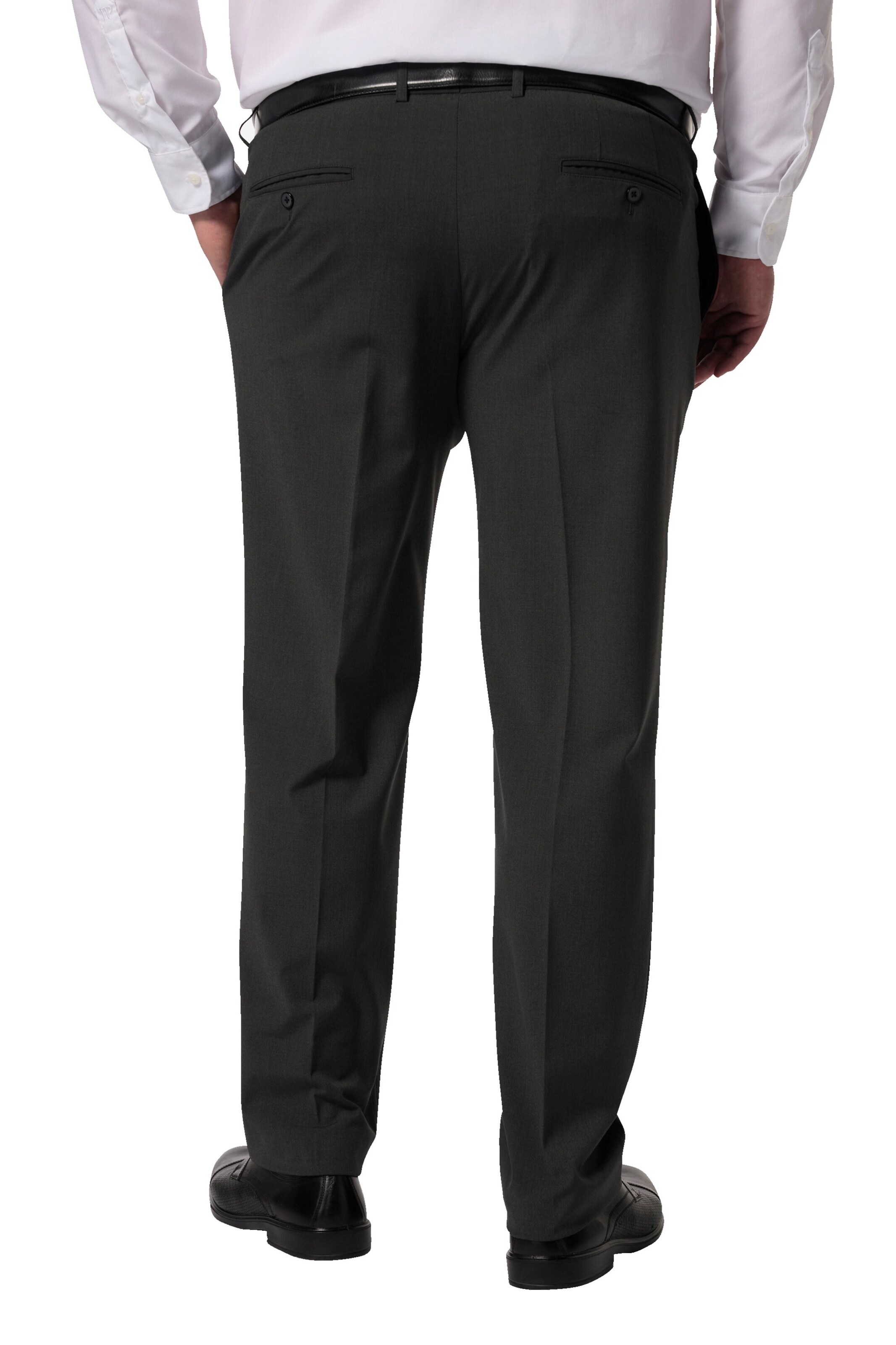 Men Plus Slimfit Pantalon 'Barcelona' in Grijs