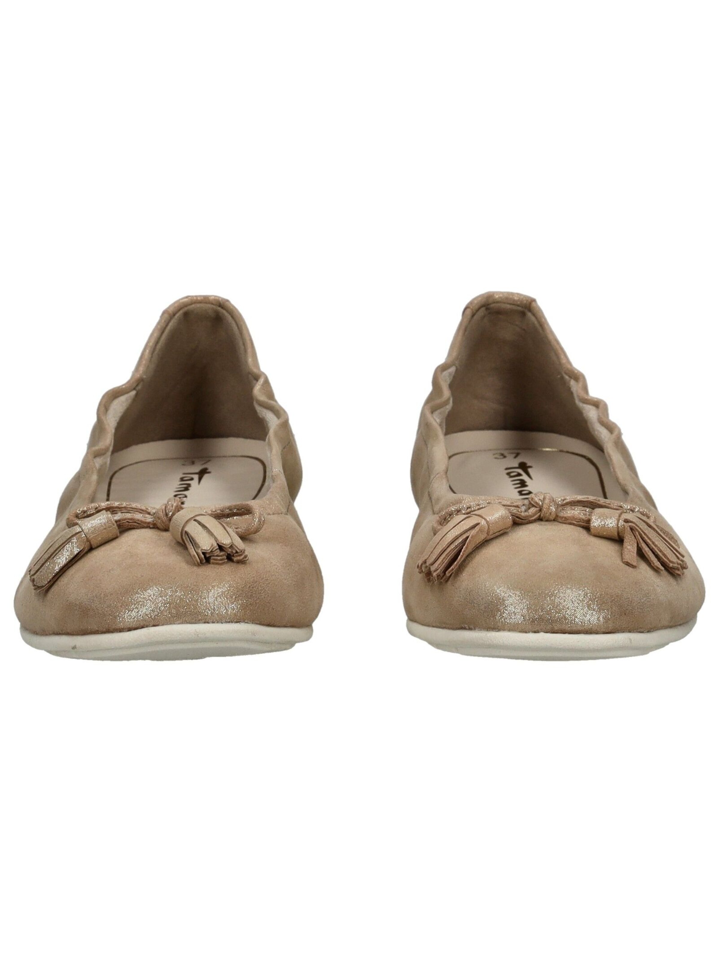 Ballerines Tamaris en or