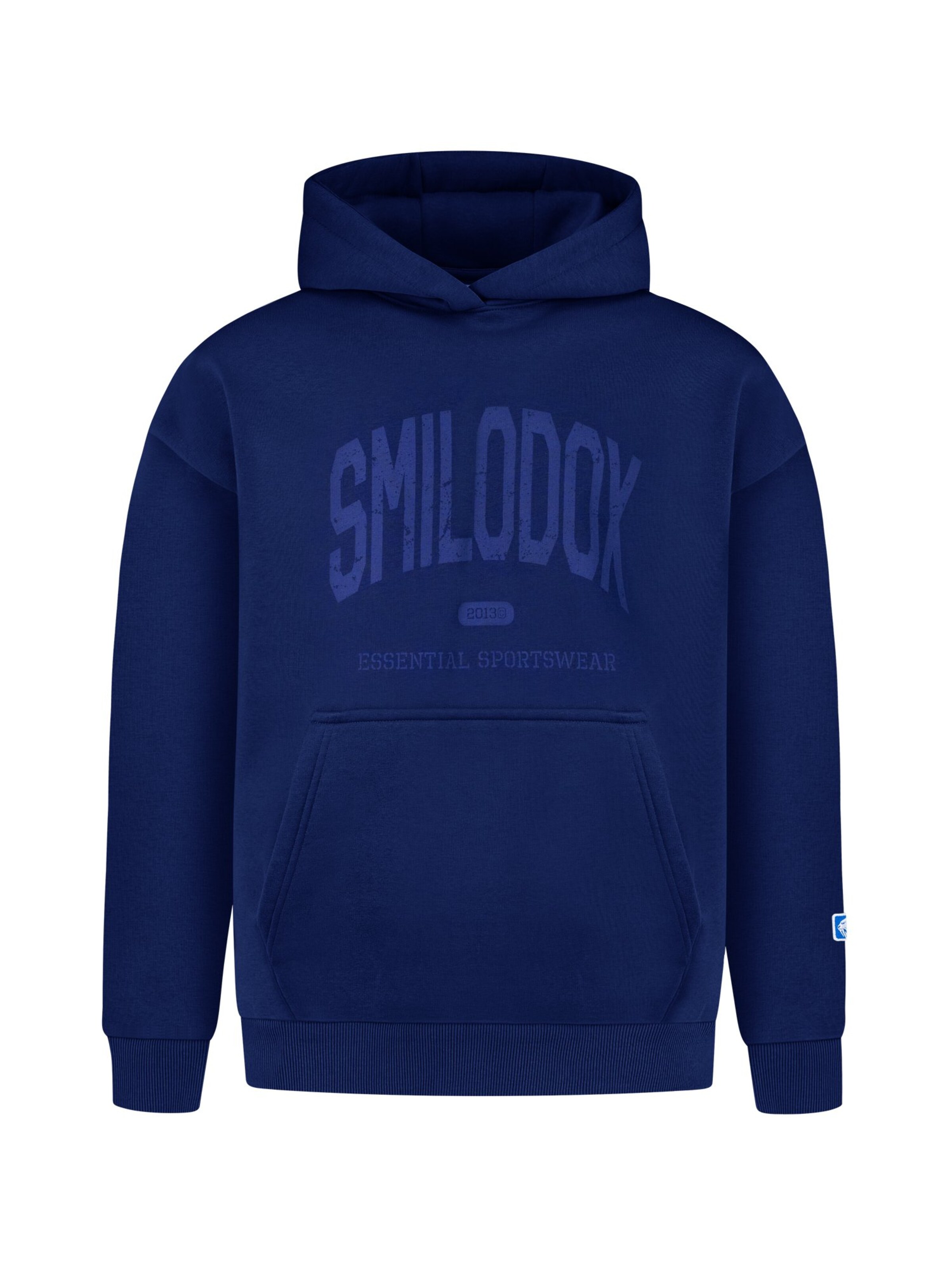 Smilodox Sweatvest in Blauw: voorkant